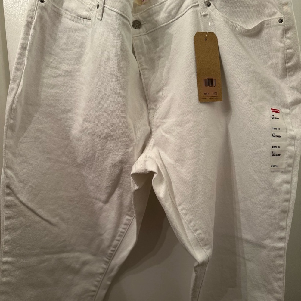 Levi's White Jeans